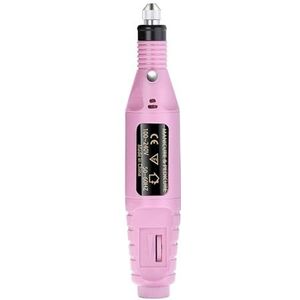 Draagbare professionele elektrische nagelboormachine, manicure-instrumenten, pedicure-boorset, familie-nagelvijl, nagelboorapparatuur(Pink Set-C2,USB Plug)