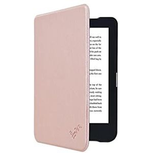 Kobo Clara HD Premium Business Sleepcover, Betaalbare Slimfit Shell Case, hoesje in rose-gold/goud, Sleep Cover (sluimerstand)