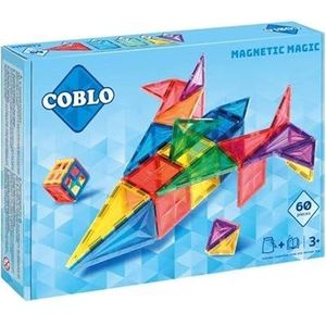 Coblo Claissc - Basisset - 60 stuks - Magnetische bouwstenen - Educatief speelgoed
