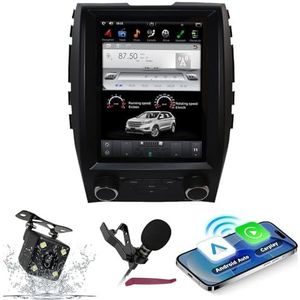 Android 15 Autoradio Navi voor F-ord Edge (2015) 10.4 ""Touchscreen Car Multimedia Player met Wireless Carplay GPS Navigatie Bluetooth5.0 HIFI FM 5G-WiFi SWC DSP MIC,4g+64g