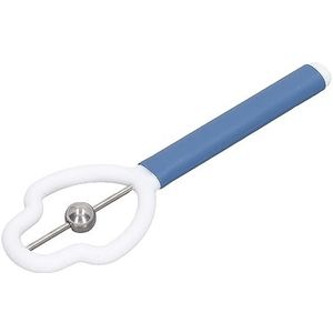 Tong Tip Oefening Tool, Plastic Veilig Orale Spier Training Tool Metaal Blauw en Wit voor Dysartrie (Blauw en Wit)
