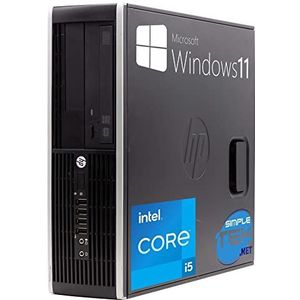 HP Desktop PC Compaq 8300 SFF Core i5 tot 3,60 GHz Windows 11 Pro 16 GB SSD 240 GB | DisplayPort VGA serie RS232 computer vaste computer thuis kantoor (Refurbished)