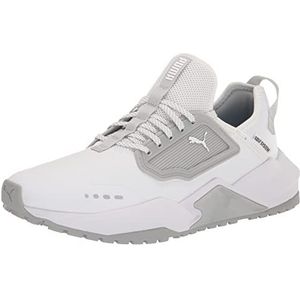 PUMA Heren Gs.one golfschoen, wit/high-rise/high-rise, 6.5 UK, Puma Witte Hoge Stijging Hoge Stijging, 40 EU