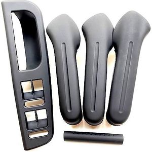 Deurkruk Voor BORA Voor Golf 4 MK4 Voor Jetta 1999-2004 Zwart Binnen Deurklink Armsteun Zwart Pull Handgreep(5pcs black)