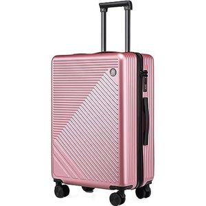 Reiskoffer Bagage Koffer 20 Inch Lichtgewicht Hardside 4-wiel Spinner Reisbagage, Zakelijke Bagage Voor Dames Handbagage (Color : Pink, Size : 20inch)