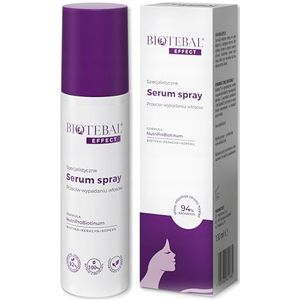 Biotebal EFFECT | Gespecialiseerd serum tegen haaruitval | Blauwe ongeparfumeerde spray 130ml voor unisex volwassenen met haaruitval