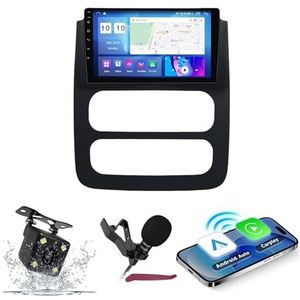 Android 14 Auto Stereo Navi voor D-odge RAM 2500 SLT (2002-2005) 9 ""QLED-scherm Autoradio met draadloze carplay Android Car GPS-navigatie met BT5.0 HIFI FM 5G-WiFi SWC RDS MIC,M150s