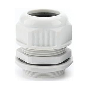 Kabel-ondersteuning op het hoofdkwartier, Nylon PG kabelwartels meerdere maten multicolor IP68 10 stuks(Pg13.5 White)