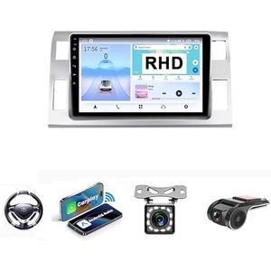 Android 13 Auto Stereo MP5 Player 9'' Screen Autoradio Voor Toyota Previa 3 III XR50 Estima 2006-2012 Car-play Android Auto GPS-navigatie Bluetooth RDS FM AM DAB+ Radio Stuurbediening Voice Control(