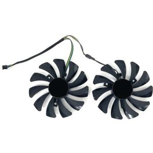 85mm koelventilator voor Powercolor RX 6700 6650 6600 XT 5700 5600 V2 voor Fighter grafische kaarten(Black C-Fan DIY)