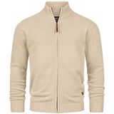 INDICODE JEANS - Gebreid Vest - Beige - Lut