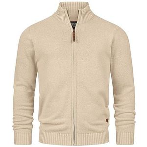 INDICODE JEANS - Gebreid Vest - Beige - Lut