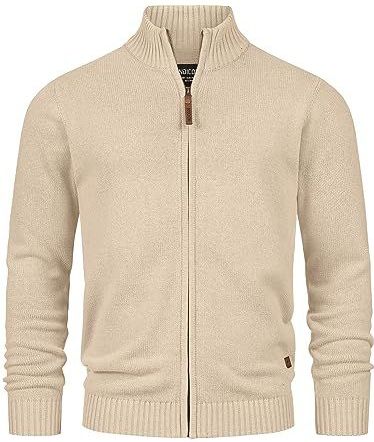 INDICODE JEANS - Gebreid Vest - Beige - Lut