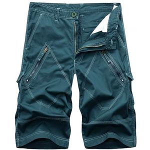 yk8fass Losse Cargo Shorts le-8927, Lichtblauw, 56