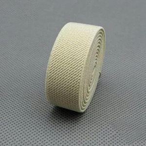 2M 10-60mm Nylon Elastiekjes Broek Zachte Huid Rubberen Band Ondergoed Riem Lente Singel DIY Naaien Kledingstuk Accessoires-Beige-10mm-2Meter