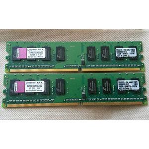 Kingston KVR667D2N5K2/2G Geheugen 2GB (667MHz, 240-pins, CL5, 2x 1GB) DDR2-RAM Kit