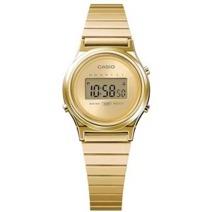 Casio Vintage women's digital watch LA700WEG-9AEF golden steel