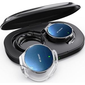On ear hoofdtelefoon, Bluetooth 5.4, open ear hoofdtelefoon, draadloze Bluetooth ruisonderdrukking, waterdruppelvormige clip-on sport-headset, Bluetooth met 4 microfoons, Comfort Fit oorhaak