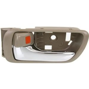 Binnendeurgreep Auto Voor Toyota Voor Camry 2002 2003 2006 Binnendeurgreep Voor Of Achter Chroom Geen Binnendeksel Auto Binnen Deurgrepen(Beige left 1pcs)
