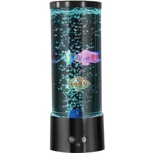 Hanzete Kwallen Lamp LED Hoge Heldere USB Nachtlampje Creatieve Kinderkamer Slaapkamer Bubble Vis Tafellamp 16 Kleuren + 4 Gradiënt Kleuren