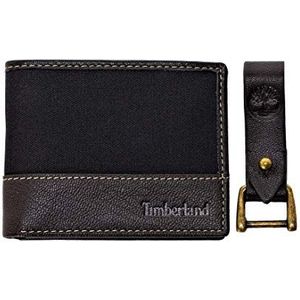 Timberland Men's Canvas & Leather Billfold Gift Set