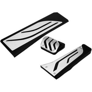 Auto Pedalen Voor Bmw 5/6/7 Serie F10 F11 F06 F12 X3 F25 2010-2016 Gaspedaal Rem Voetsteun pad Aluminium Pedaal Autovoertuigpedaal (Maat : C)