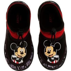 Disney Boys’ Mickey Mouse Quick Dry Beach Pool Water Shoes (Toddler/Little Kid) Black/Red