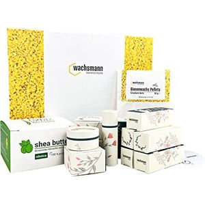 Wachsmann Hypoverde Lippenbalsem, natuurlijke cosmetica zelf maken, 100% natuurlijk, lippenverzorging van bijenwas (Cosmos Natural) en Nilotica sheaboter van Hypoverde potje en hulzen van karton