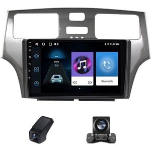 Autoradio geldt voor Lexus ES300 ES 300 ES330 XV30 ES 330 2001-2006 9 inch Touchscreen Navi met Wireless Carplay Android Auto,2 DIN Radio Android Bluetooth DSP/RDS Achteruitrijcamera(C10)