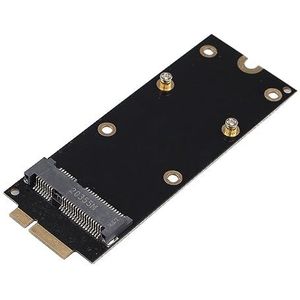 Futheda mSATA SSD naar 7+17 Pin Adapter Card Compatibel met 2012 Retina A1398 A1425 MC975 MC976 ME662 ME664 ME665 Vervanging, Mini PCIe SATA SSD Converter Card