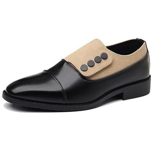 Zakelijke Herenschoenen, Casual Loafers, Lichte Instappers,Geel,38 EU