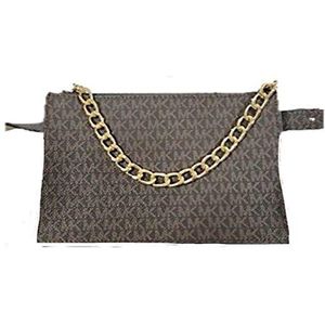 Michael Kors Brown MK Signature Fanny Pack Belt Bag