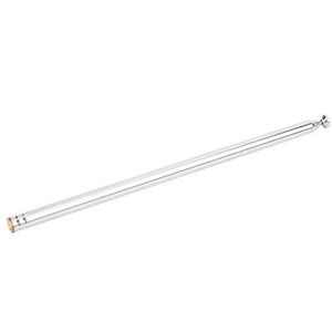 Telescopische staafantenne, 7-delige koperen antenne met volledige kanaalsignaalversterking voor tv FM-radio Afstandsbediening Televisie speelgoedauto, 165 mm ~ 970 mm afstandsbedieningantenne