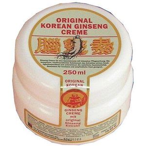 Korean Ginseng - Gezichtscrème - 250 ml - Vochtinbrengende Crème met Ginseng-extract
