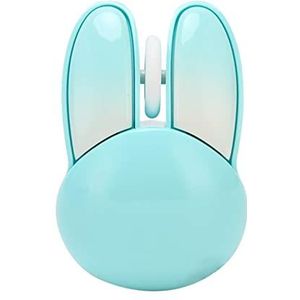 Kawaii-Muis, 2.4G Draadloze Muis 33ft Effectief Bereik Instelbaar DPI-gevoeligheid Symmetrisch Ontwerp voor Bibliotheek voor Kinderen (Blauw)