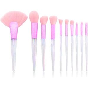 MQPALZKD Set van 10 scrub-make-upborstels, volledige set schoonheidstools for poederoogschaduw