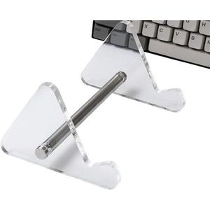 Enkellaags transparant acryl toetsenbord display voor mechanische toetsenbordstandaard voor computer gaming pc standaard (transparant)