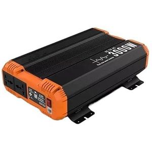 Spanningsomvormer 6000W Auto-omvormer - Voor Voertuigen En Mobiele Stroom 12V/24VDC Naar 220VAC Draagbare Omvormer Omvormer(12V,3000W-50HZ)