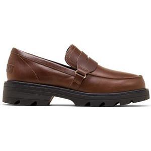 Sorel Revel Ave Loafer, damesmocassin, tabak, zwart, maat 43