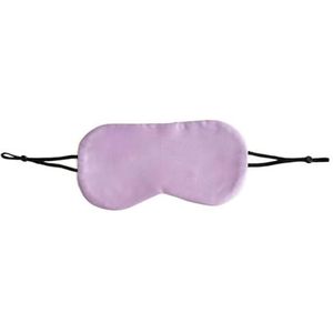 Zijde slaapmasker, Zijden slaapmaskers for de ogen, zomers dun oogmasker for volwassenen, zacht blinddoek, glad oogmasker(Light Purple,1 count (Pack of 1))