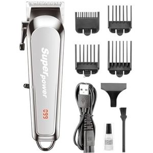 Tondeuse voor mannen, tondeuse professionele tondeuse elektrische kapselmachine, oplaadbare led-display, draadloze tondeuse voor mannen