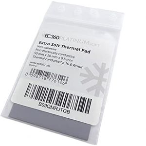 EC360® Platinum Soft 16,6 W/mK Thermal Pad (50 x 50 x 1,5 mm, Soft)