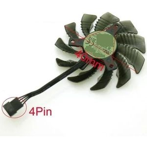 T128010SM DC12V 0,20AMP ​​75mm 4-pins VGA-ventilator voor Gigabyte GTX1080Ti N1080WF3OC-8GD GTX1080 grafische kaart koelventilator(T128010SM-1PCS_NO RGB)