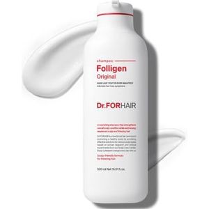 Dr.FORHAIR Folligen Shampoo | Koreaanse haarverzorging | Clarifying & Anti Roos Shampoo | Voor haarverdikking en voller uitziend, 17 fl oz