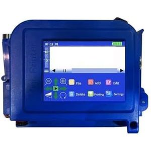 PC11Plus 12,7/25,4 mm mini draagbare printer, 2D-strip lot logo vervaldatum, handheld inkjetprinterlabels(With 2 inks-25.4mm)