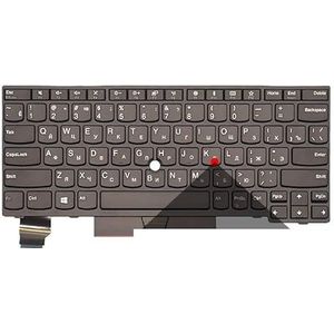 Amerikaans/Russisch laptoptoetsenbord voor ThinkPad X280 A285 X390 X395 L13 voor Yoga S2 5th voor achtergrondverlichting(RU Black Hole)