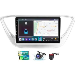 Android 13 9 Inch 2 Din QLED Autoradio Voor Hyundai Solaris Verna 2017-2020 - Camera DVR GRATIS - Steun Carplay Android Auto DSP Stuurwiel FM RDS DAB WIFI 4G Bluetooth Split-Screen(A,NF-3)