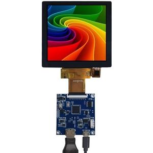 VSDISPLAY 4"" 4"" 720x720 300nit IPS MIPI LCD Vierkante Capacitieve Touch screen en Micro- Controlemechanismebord 40 spelden