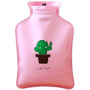 Warmwaterkruik 2 stuks cartoon hand po warmwaterkruik mini warmwaterflessen draagbare handwarmer meisjes zak handen voeten warm water zakken warm water zak (F)