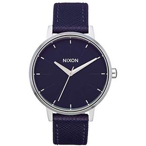 Nixon Unisex volwassenen analoog kwarts horloge met lederen armband A108-3074-00